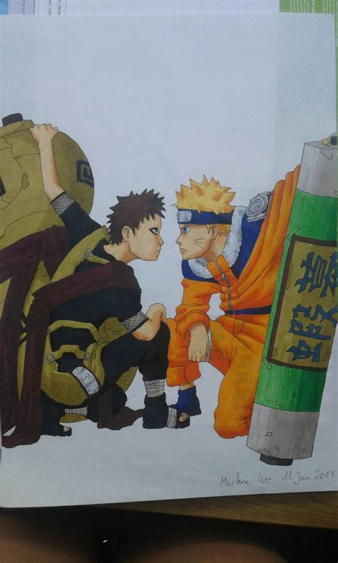 Gaara vs Naruto by mali2232 on DeviantArt