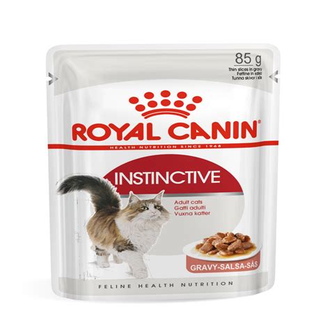 Royal Canin Instinctive Cat Pouch Feline Health Nutrition In Gravy