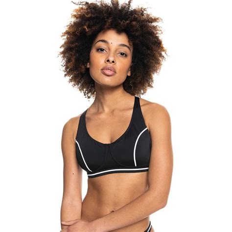 Roxy Fitness Dcup Sports Bikini Top Grey Xtremeinn