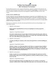 MKT 229 Milestone Two Worksheet Docx MKT 229 Milestone Two Worksheet