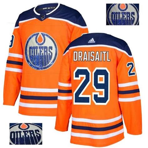 Leon Draisaitl #29 Edmonton Oilers Player Men's Jersey Orange S M L XL ...