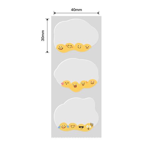 NIIMBOT Etykiety Naklejki 41x31mm OKRĄGŁE TRANSPARENT 220szt Niimbot pl