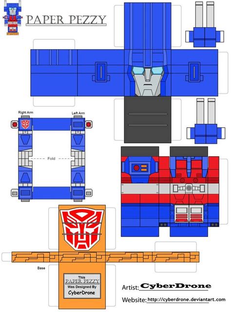 Paper Pezzy Ultra Magnus By Https Deviantart Cyberdrone On