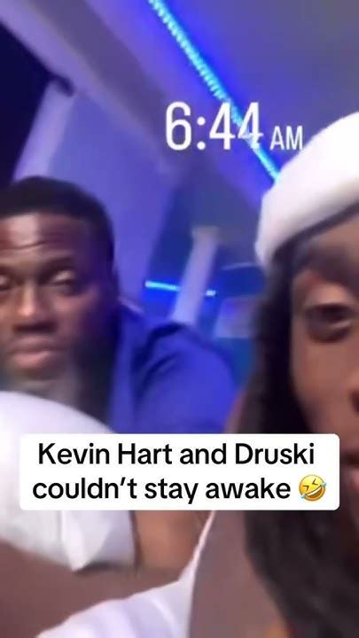 Kevin Hart And Druski Couldnt Stay Awake Of Kais Stream 🤣💀 Youtube