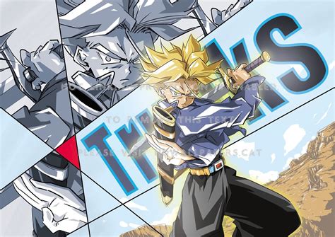 Super Saiyan Trunks Background - 1403x993 - Download HD Wallpaper ...