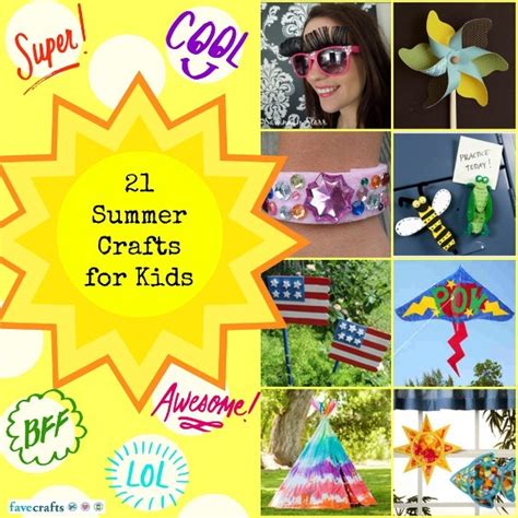 21 Summer Crafts for Kids | FaveCrafts.com