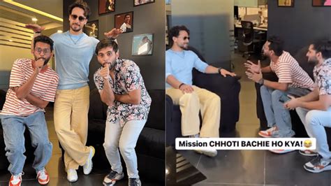 Watch Funcho Couple Dhruv And Shyam Trick Tiger Shroff To Say Chhoti Bacchi Ho Kya Dialogue