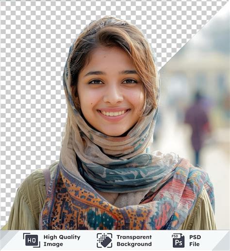 Imagen Transparente Premium Psd Estudiante Universitaria India