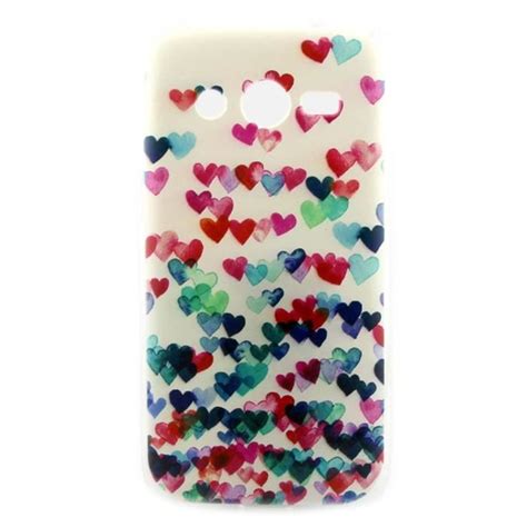 Pour Samsung Galaxy Core G Lte Sm G F Coque Etui Housse Amour Color