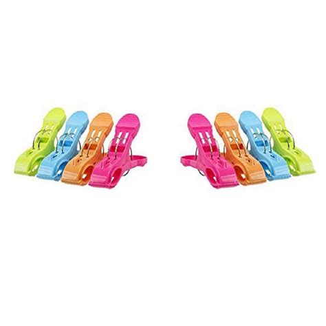 8 PC Beach Towel Clips Beach Towel Pegs BF | eBay