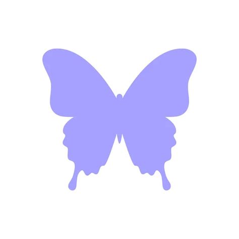 Butterfly silhouette isolated on white background. Butterfly - vector ...