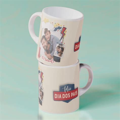 Caneca Dia Dos Pais Modelo Dmf Gr Fica E Brindes