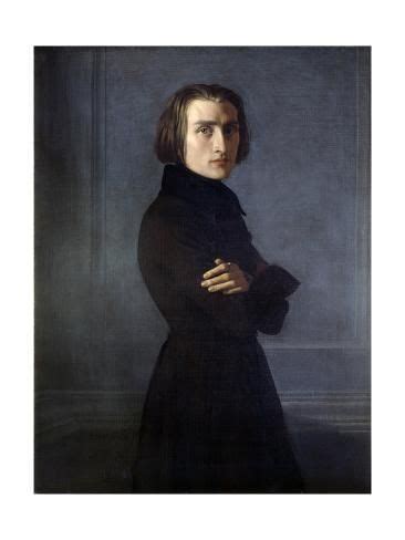 Portrait Of Franz Liszt Giclee Print Art Portrait