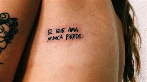 TATUAJES FRASES CORTAS 50 Seleccionadas Con Significado Lo Mejor De