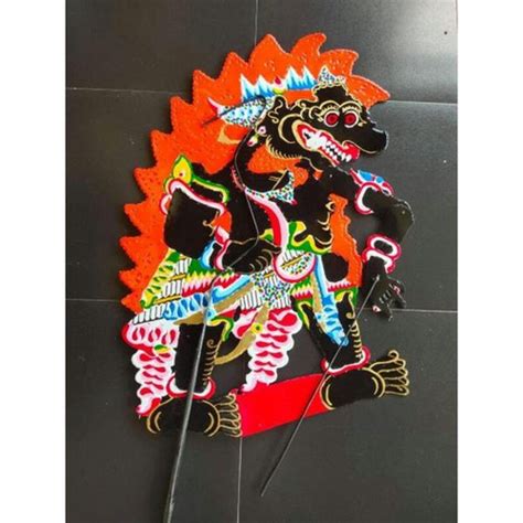 Jual Wayang Kulit Karton Buto Amral Termurah I Hitam Kab Sleman