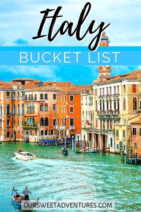 The Amazing Italy Bucket List You Need To See Italy Bucket List