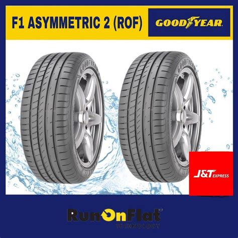 Goodyear ยางรถยนต์ขอบ18 225 40r18 รุ่น Eagle F1 Asymmetric 2 Rof 2