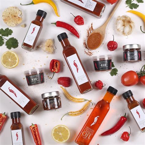 Hot And Spicy Chilli Sauce And Chilli Oil Gift Set Cooking Etsy