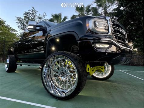 2016 GMC Sierra 1500 With 26x14 76 Hardcore Offroad Hc22 And 35 13