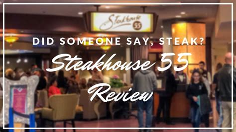 Steakhouse 55 Restaurant Review Disneyland Hotel Youtube