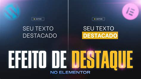 Como DESTACAR Textos No Elementor YouTube