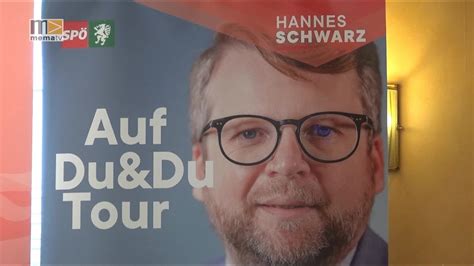 Mema Tv News Sp Klubobmann Labg Hannes Schwarz Auf Du Und Du Tour