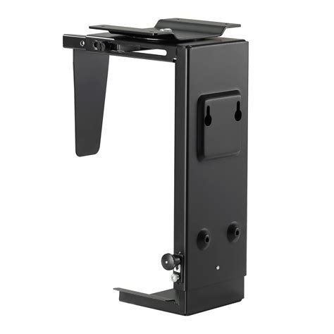 Pholiten Under Desk Cpu Holder Universal Under Desk Pc Wall Mount