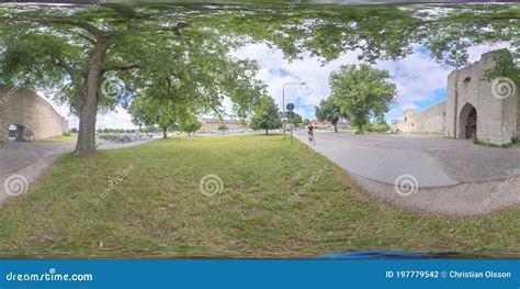 Medieval Visby City Wall - 360 Photo Editorial Photography - Image of ...