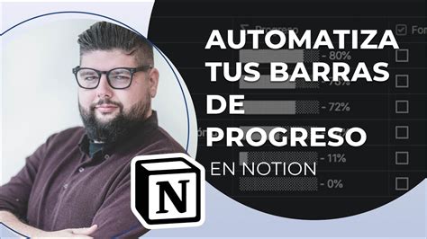 Automatiza Tus Barras De Progreso En Notion Youtube