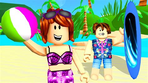 Roblox ESCAPE DA PRAIA Escape The Beach Obby YouTube