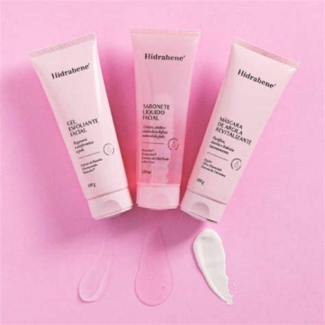 Kit Hidrabene Gel Facial Sabonete Facial Máscara Argila no Shoptime