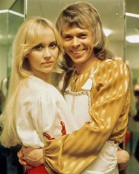 on Instagram Agnetha and Björn in Holland March 4th 1975