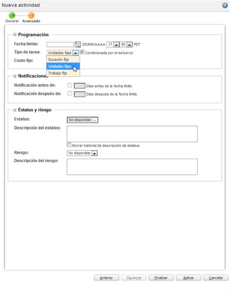 Tipo De Tarea Y Condicionada Por El Esfuerzo