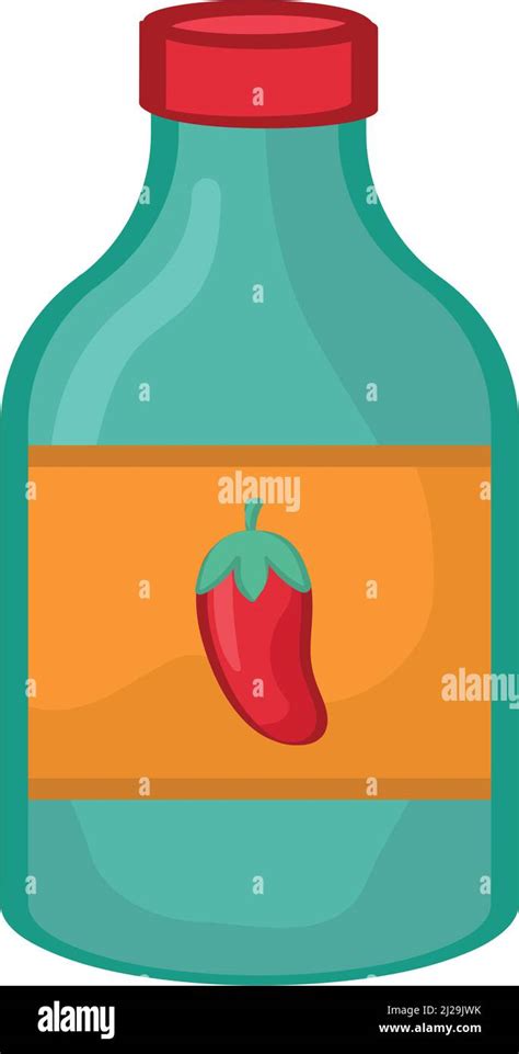 Hot Sauce Bottle Stock Vector Image And Art Alamy