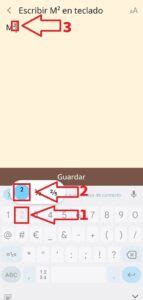 Como Poner Metros Cuadrados En Teclado M Vil