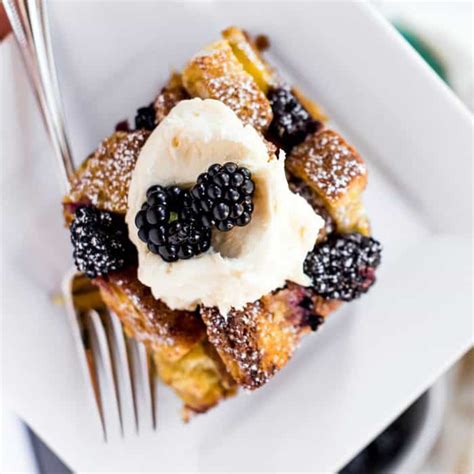 Lemon Blackberry Bread Pudding - Reluctant Entertainer