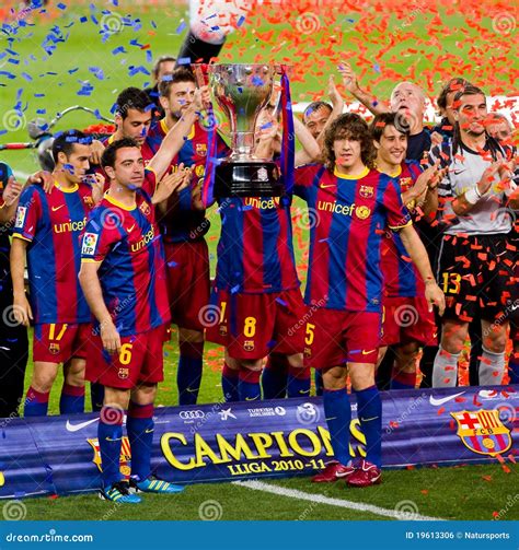 FC Barcelona Wins The Spanish League Championship Editorial Photo ...