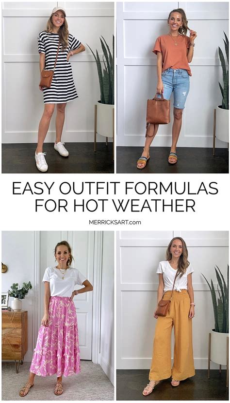 Cute Outfits for Hot Weather: 4 Layer-Free Formulas - Merrick's Art