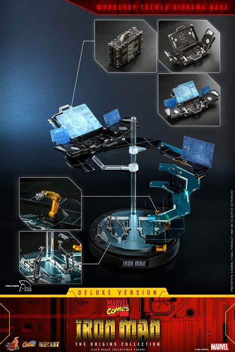 Hot Toys Cms D Marvel Comics Iron Man Deluxe Version The Origins Collection