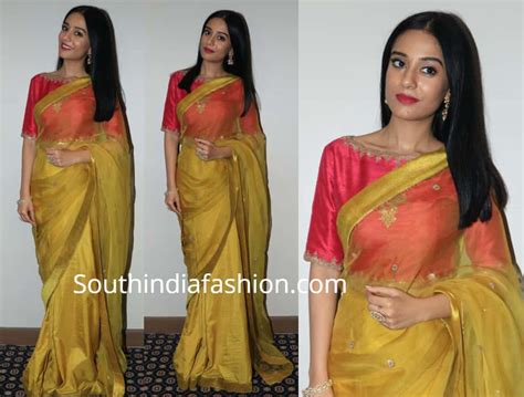 Amrita Rao's Saree Look! – South India Fashion