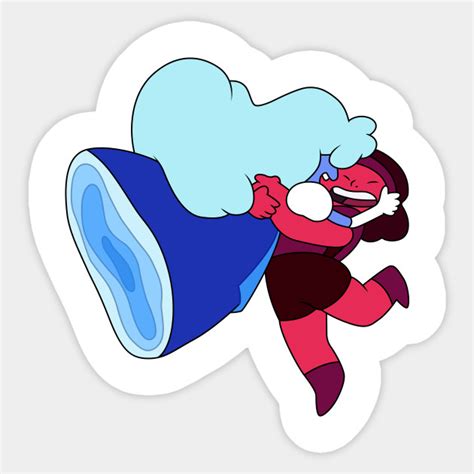 Ruby And Sapphire Hug Steven Universe Sticker Teepublic