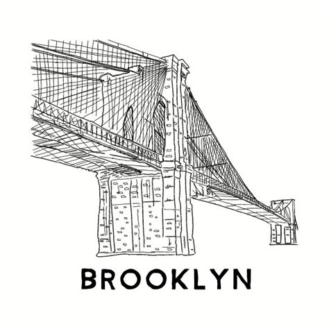 Brooklyn Bridge Drawing at PaintingValley.com | Explore collection of ...