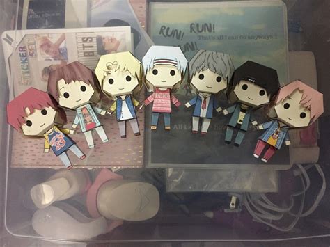 Bts Dna Themed Chibi Papercrafts • So Like Last Time I Used The Base