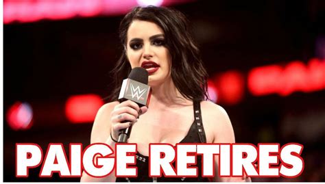 Paige Officially RETIRES From WWE - WrestleTalk