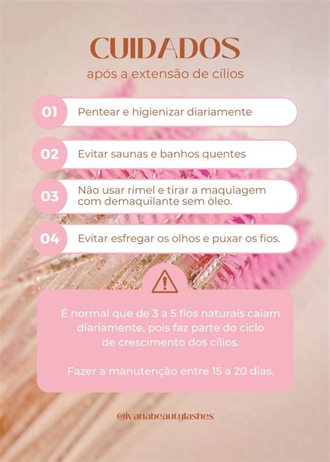 Cuidados Com Os Cilios - Cuidados pós extensões de cílios | Cílios cuidados, Cuidado com cilios ...
