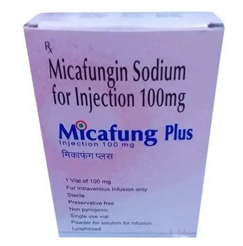 Micafungin Plus 100mg Antifungal Injection, 100 mg/vial at Rs 3000 ...