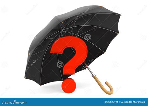 Red Question Mark Under Umbrella Stock Illustration Illustration Of Assistance Corporate