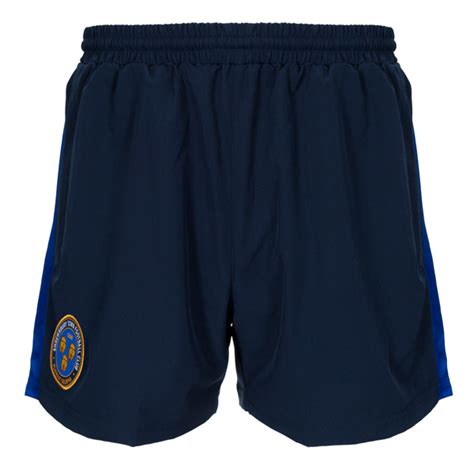 Shrewsbury Town Training Shorts Nvy Ryl Elite Pro Sports