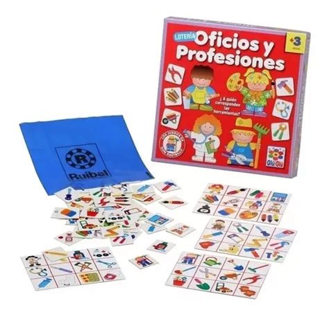 Juego Loteria Infantil Oficios Y Profesiones Ruibal Original MercadoLibre