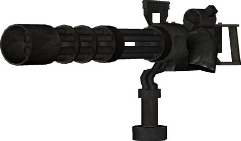 Download Minigun Mounted Model Codg Mounted Machine Gun Png